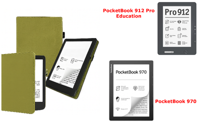 Чехол CRAYTON для PocketBook 912, 970 – стиль, защита, цвет Oluva