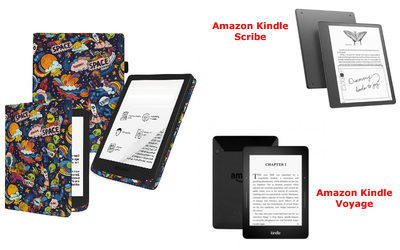 Чехол CRAYTON для Amazon Kindle Scribe, Voyage – стиль, защита, цвет Kosmos