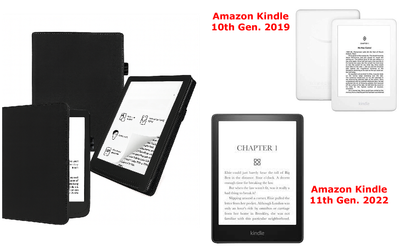 Чехол CRAYTON для Amazon Kindle 10th Gen. 2019, 11th Gen. 2022 – стиль, защита, цвет Black