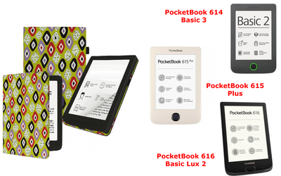Чехол CRAYTON для PocketBook 614, 615, 616 – стиль, защита, цвет Kamni