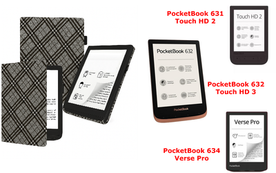 Чехол CRAYTON для PocketBook 631, 632, 634 – стиль, защита, цвет Klitunka