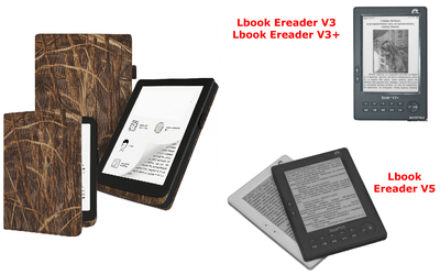 Чехол CRAYTON для Lbook Ereader V3, V3+, V5 – стиль, защита, цвет Kamush