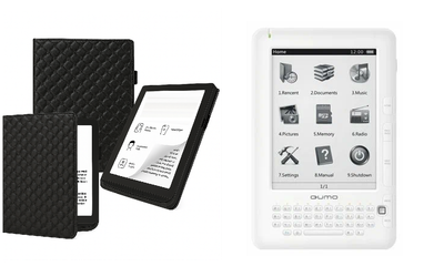 Чехол CRAYTON для Qumo Libro II HD – стиль, защита, цвет Karos Black