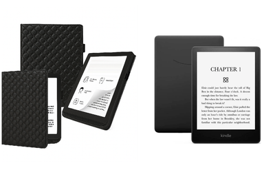 Чехол CRAYTON для Amazon Kindle Paperwhite Signature Edition 11th Gen – стиль, защита, цвет Karos Black