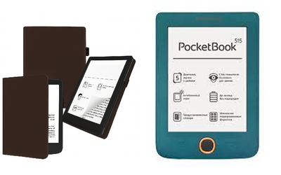 Чехол CRAYTON для PocketBook Mini PB515 – стиль, защита, цвет Braun