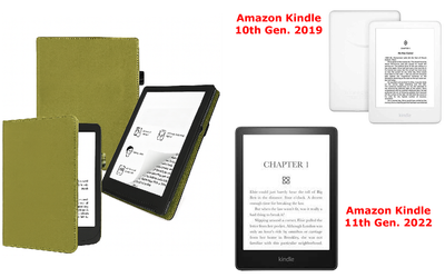 Чехол CRAYTON для Amazon Kindle 10th Gen. 2019, 11th Gen. 2022 – стиль, защита, цвет Oluva