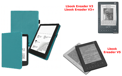 Чохол CRAYTON для Lbook Ereader V3, V3+, V5 — стиль, захист, колір Biryza