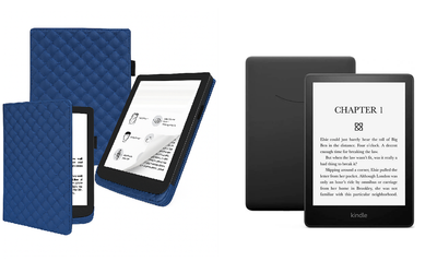 Чехол CRAYTON для Amazon Kindle Paperwhite Signature Edition 11th Gen – стиль, защита, цвет Karos Blue