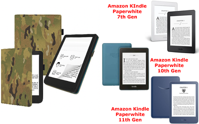 Чехол CRAYTON для Amazon KIndle Paperwhite 7th Gen, 10th Gen, 11th Gen – стиль, защита, цвет Multikam