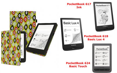 Чохол CRAYTON для PocketBook 617, 618, 624 — стиль, захист, колір Kamni