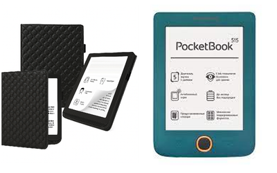 Чехол CRAYTON для PocketBook Mini PB515 – стиль, защита, цвет Karos Black