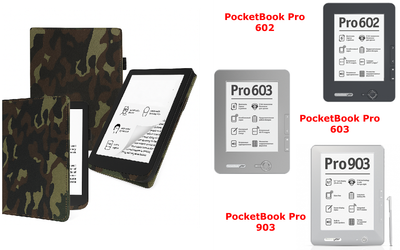 Чохол CRAYTON для PocketBook Pro 602, 603, 903 — стиль, захист, колір XakiTM