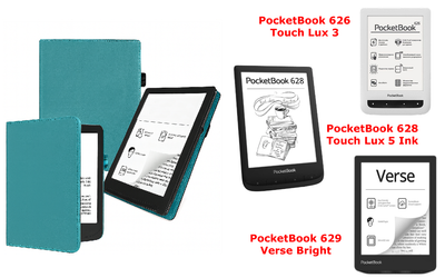 Чохол CRAYTON для PocketBook 626, 628, 629 — стиль, захист, колір Biryza