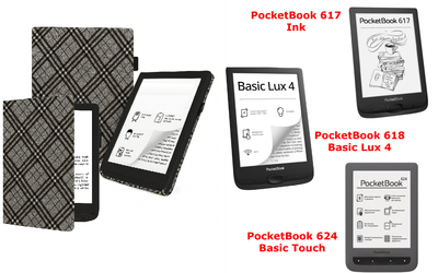 Чохол CRAYTON для PocketBook 617, 618, 624 — стиль, захист, колір Klitunka