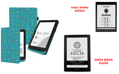 Чохол CRAYTON для onyx books edison, Euclid — стиль, захист, колір Feshn-Bue