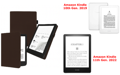 Чехол CRAYTON для Amazon Kindle 10th Gen. 2019, 11th Gen. 2022 – стиль, защита, цвет Braun