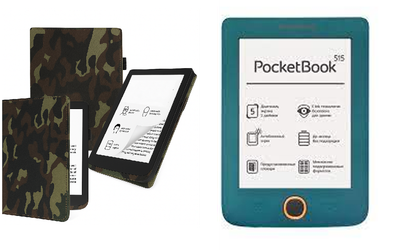 Чохол CRAYTON для PocketBook Mini PB515 — стиль, захист, колір XakiTM