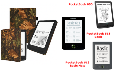 Чехол CRAYTON для PocketBook 606, 611, 613 – стиль, защита, цвет Klen
