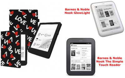 Чохол CRAYTON для Barnes& Noble Nook GlowLight, The Simple Touch Reader — стиль, захист, колір Love