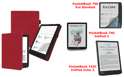Чехол CRAYTON для PocketBook 700, 740, 743 – стиль, защита, цвет Bordo