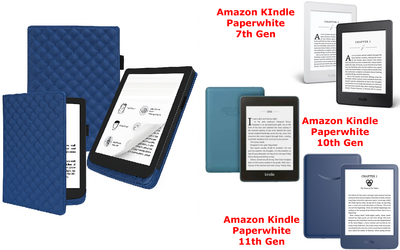 Чохол CRAYTON для Amazon KIndle Paperwhite 7th Gen, 10th Gen, 11th Gen — стиль, захист, колір Karos Blue