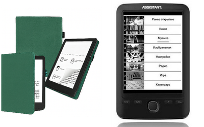 Чехол CRAYTON для Assistant AE-601 – стиль, защита, цвет Green