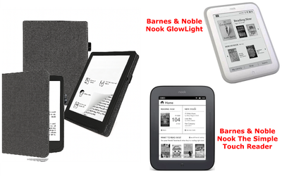 Чехол CRAYTON для Barnes & Noble Nook GlowLight, The Simple Touch Reader – стиль, защита, цвет Gray
