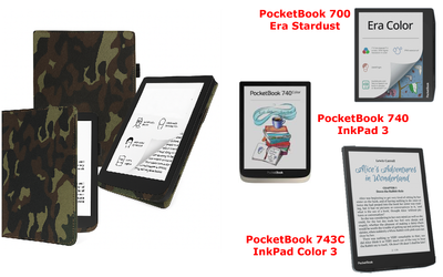 Чохол CRAYTON для PocketBook 700, 740, 743 — стиль, захист, колір XakiTM