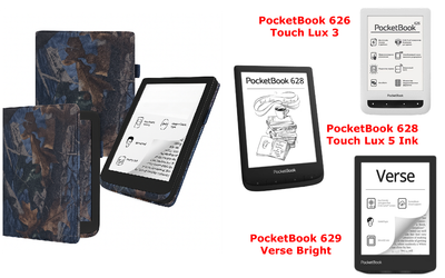 Чохол CRAYTON для PocketBook 626, 628, 629 — стиль, захист, колір Hrab