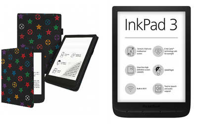 Чохол CRAYTON для Pocketbook Inkpad 3 PB740 — стиль, захист, колір Lyi Black