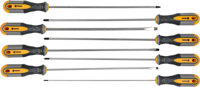 Набір довгих викруток Vorel 8 шт 60990 (5906083054907)