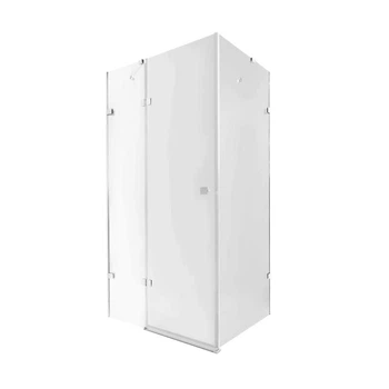 Душова кабіна Qtap Capricorn CRM10128RC6 120x80 скло Clear 6 мм, покриття CalcLess без піддону (CAPCRM10128RC6)