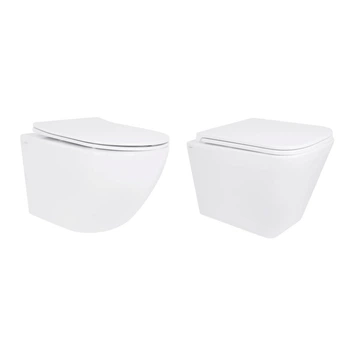 Комплект: Унітаз підвісний Qtap Jay Ultra Quiet + Qtap Tern Ultra Quiet (QT07335177W47924)