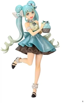 Аниме фигурка FuRyu Мику Хацунэ Hatsune Miku SweetSweets Series Figure - Chocolate Mint Pearl Ver
