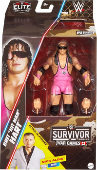 Фігурка Mattel Survivor War Games Bret Hit Man Hart Action 17 см JCJ62 (194735271832)