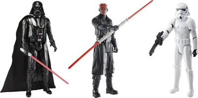 Набір фігурок Hasbro Disney Star Wars Darth Vader Stormtrooper Dart Maul 30 см G0312 (5010996242136)