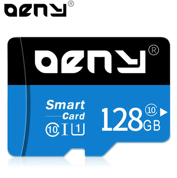 Карта памяти, флешка MicroSD 128GB Class 10 + SD Adapter микро сд 128 гб для телефона, смартфона,планшета Oeny