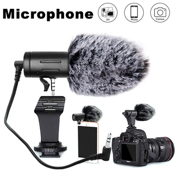 Внешний микрофон для телефонов, фотокамер, видеокамер Microphone JK7321