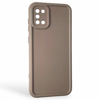 Чехол силиконовый Soft Touch для Samsung Galaxy A31 (SM-A315F) коричневый (Полная защита камеры)