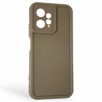 Чохол силіконовий Soft Touch для Xiaomi Redmi Note 12 4G коричневий (Повний захист камери)