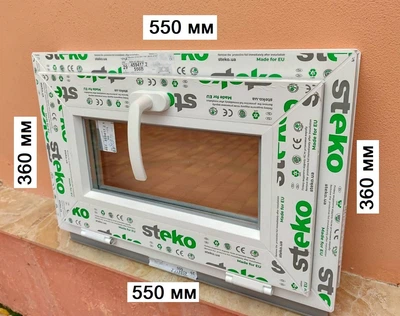 Окно Steko 550 х 360 мм,2 стекла