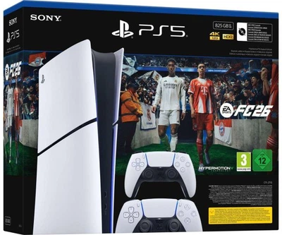 Игровая консоль Sony PlayStation 5 Slim Digital Edition EA SPORTS FC 26 Bundle + DualSense (White)