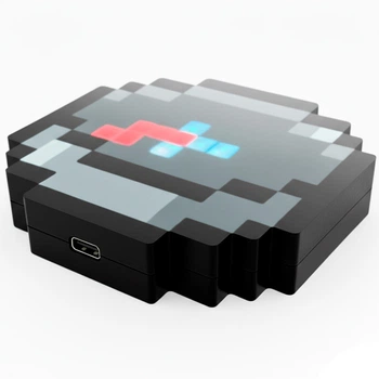 Брелок BauTech компас пиксельный в стиле Minecraft Разноцветный (1016-390-00)