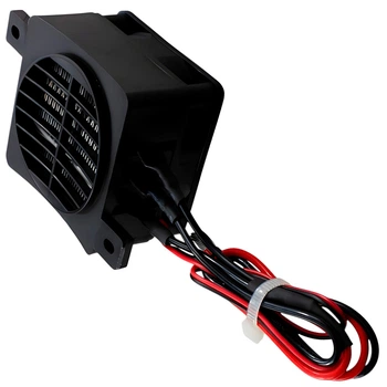 Тепловентилятор BauTech PTC електричний DC 12V 100W Чорний (1016-341-00)