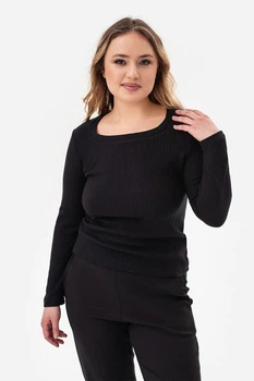 Лонгслив Garne 48(XL) Черный (124141)