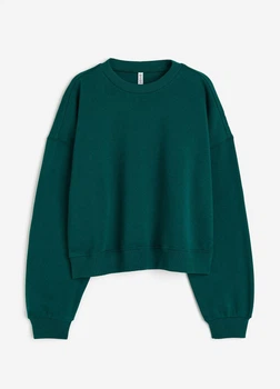 Жіночий світшот H&M 208654-4 XS(160/80) зелений (2086540002)