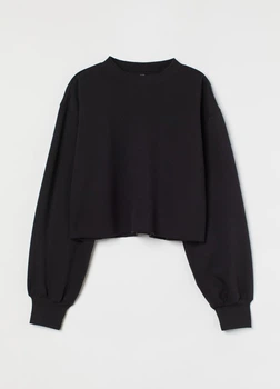 Жіночий світшот H&M 207101-4 XL(175/116) чорний (2071010006)