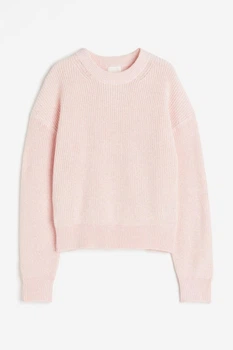 Жіночий джемпер H&M 207156-2 XL(180/116) рожевий (2071560006)