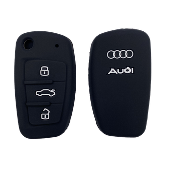 Силиконовый чехол для ключа OneCase Audi Q7 RS6 S4 A4 A5 A6 Q5 A8 Q8 e-tron Q3 TT A3 Black