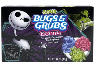 Жевательные конфеты Disney The Nightmare Before Christmas Bugs and Grubs Gummy Candy Halloween 85г